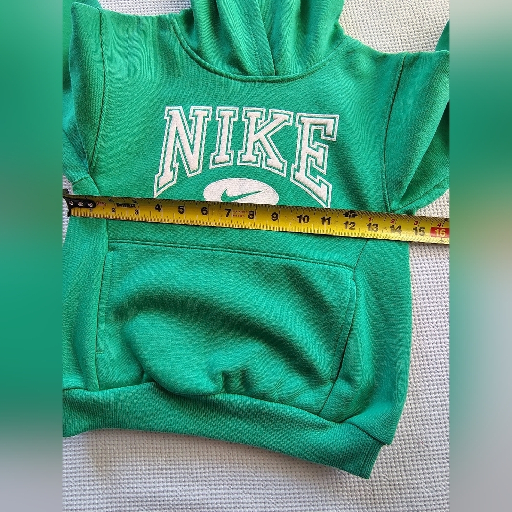 Nike Kids Emerald Green Hoodie  Size 5 - 6 Yrs. - Picture 4 of 7